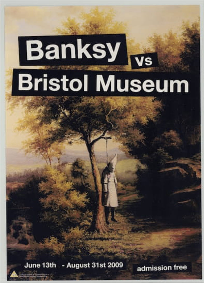 Banksy (d'après), Affiche Banksy vs Bristol Museum, Arbre et pendu, 2009