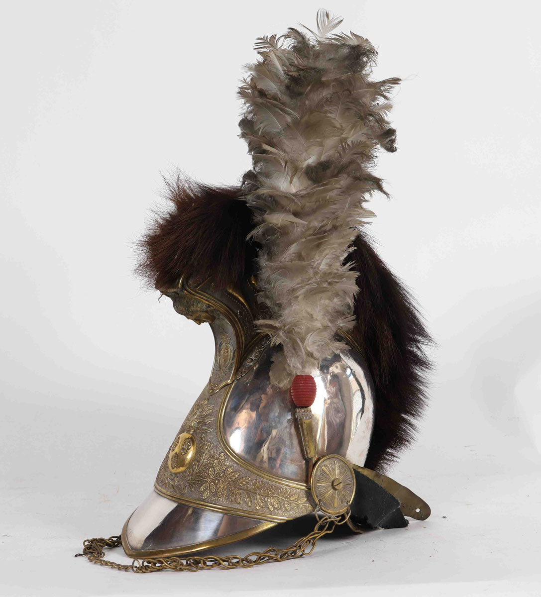 Helmet of officer of cuirassiers of the Royal Guard