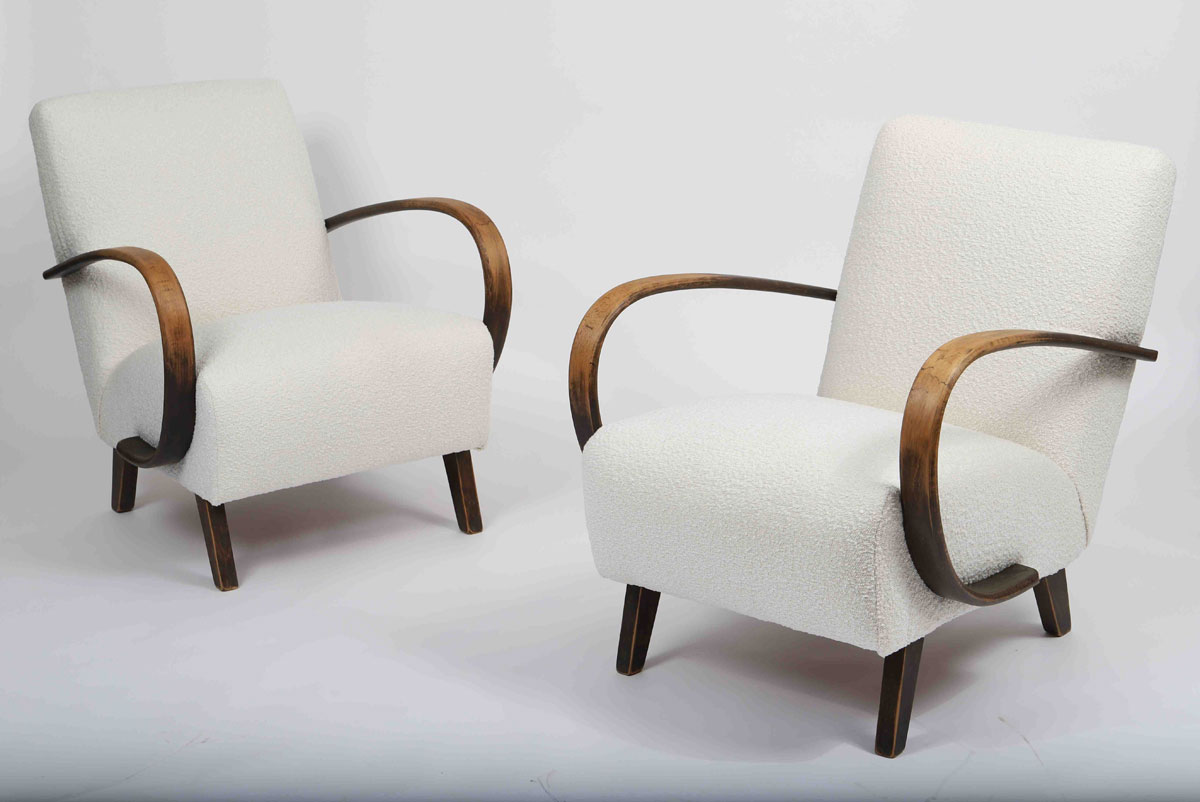 Pair of armchairs - Model by Jindrich Halabala