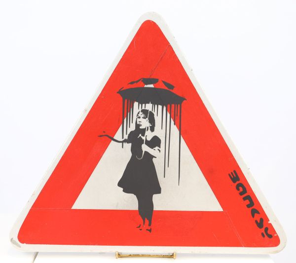 Banksy (after) - Road sign 