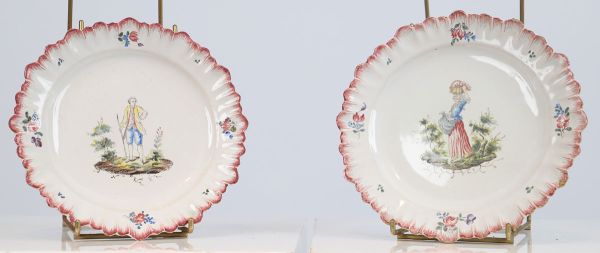 Pair of plates - Niderviller 