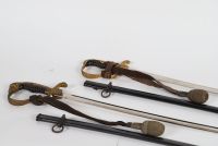 Set of two Blucher parade swords