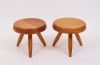 Stools in the style of Charlotte Perriand (1903-1999) 