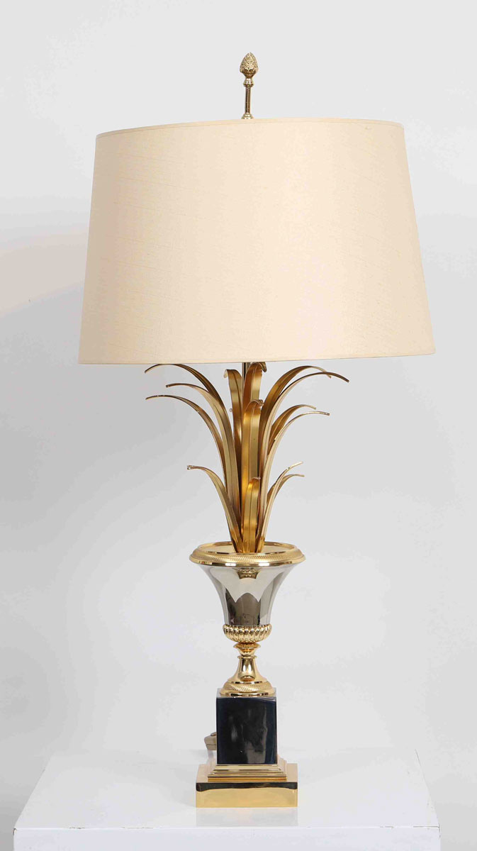 Lampe “roseau” de style Maison Charles