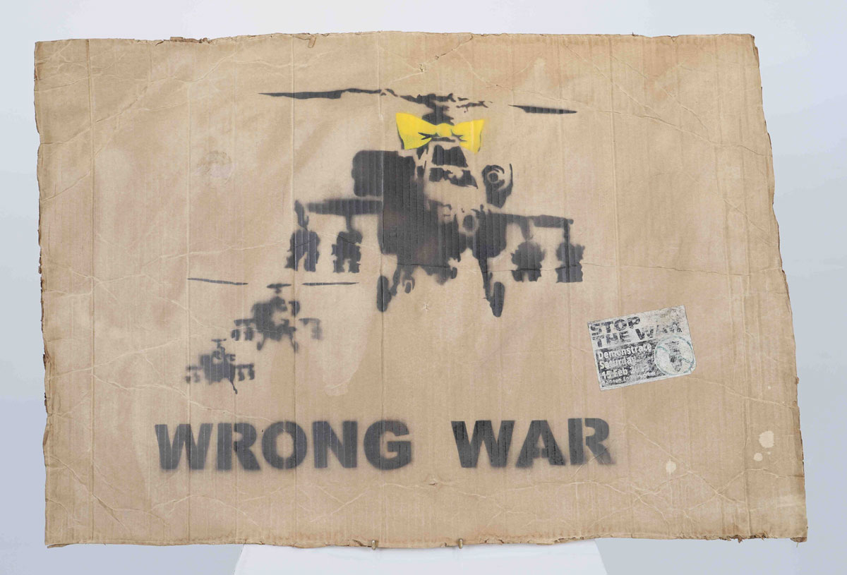 Banksy Attr - Wrong War 