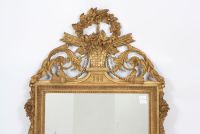 Important miroir en bois doré - Louis XVI 