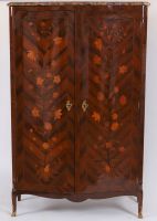 Rare inlaid wardrobe - Louis XV