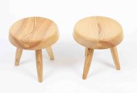 Stools in the taste of Charlotte Perriand (1903-1999)