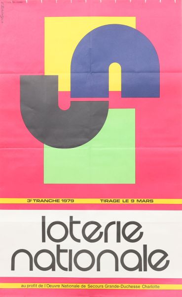 Affiche Loterie Nationale - Luxembourg