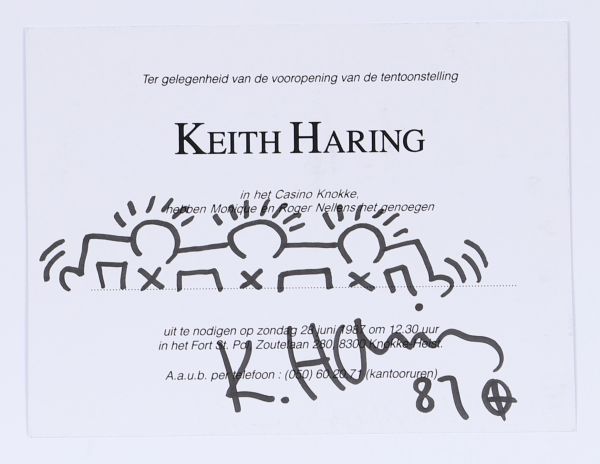 Keith Haring (1958-1990) d'après