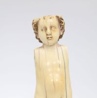 Carved ivory baby Jesus