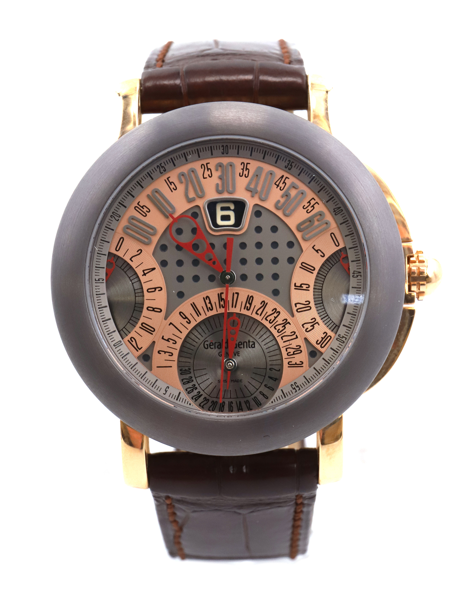 Gerald Genta Arena Chrono Quatro Retro Ref ABC.X.55