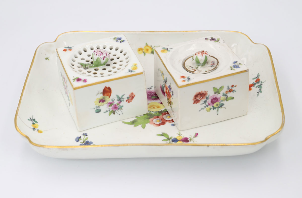 Inkwell - Meissen 