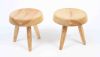 Stools in the taste of Charlotte Perriand (1903-1999)