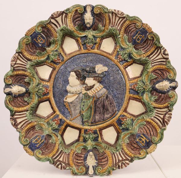 Large Renaissance style tray