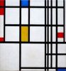 Composition Red Blue Yellow, Print, after Piet Mondrian, Color proof signed on Arches paper in the plate, and stamped numbered on 150, framed with certificate of the publisher, Dimensions 28x38 cm