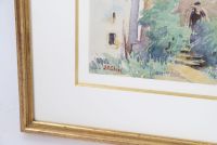 Original watercolour by Jean-Pierre Gleis (1889-1965) 