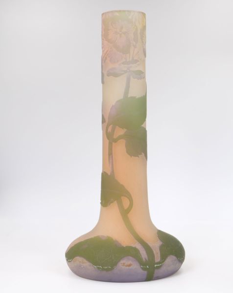 Large soliflore vase of Gallé