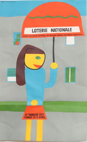 Affiche Loterie Nationale - Luxembourg