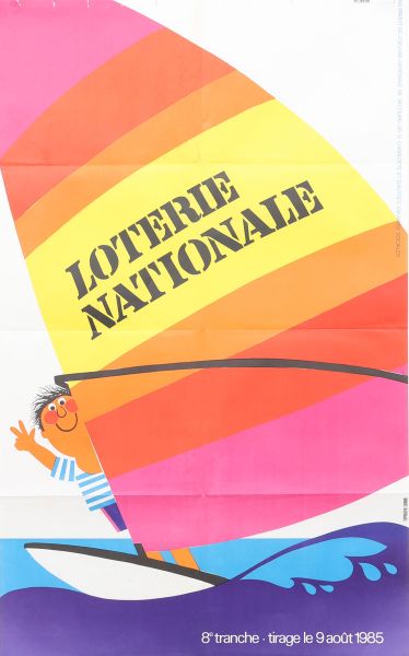 Affiche Loterie Nationale - Luxembourg