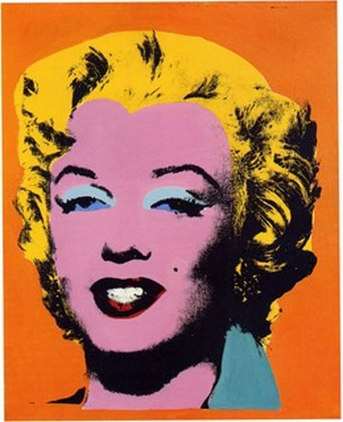 Marilyn Orange, d'après Andy Warhol, lithographie imprimée sur papier Beaux Arts, Taille 70 x 50, édité en 150 exemplaires