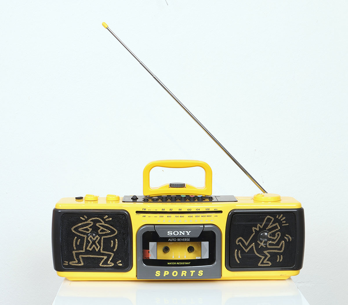 Vintage Sony Cfs-930 after Keith Haring (1958-1990) 