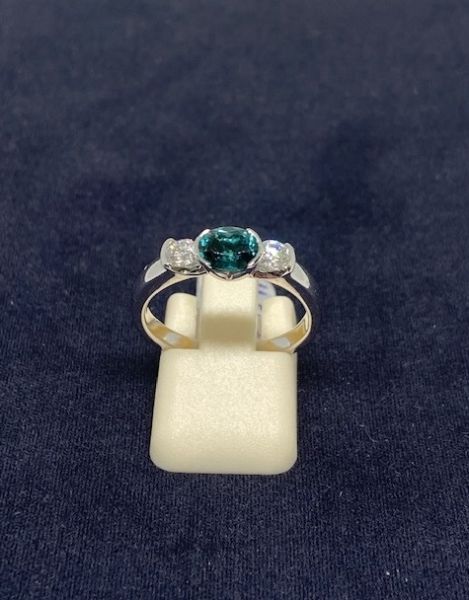 Bague tourmaline 'indycolite'