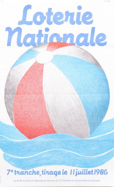 Affiche Loterie Nationale - Luxembourg