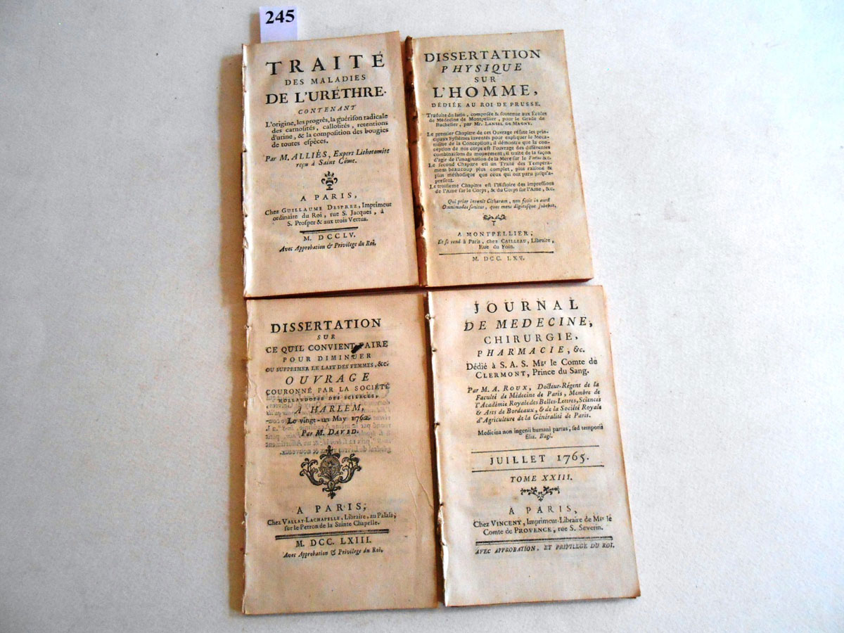 TREATY OF URETHRA DISEASES by ALLIES. 1755, 150 pages.