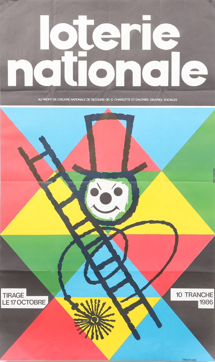 Poster Loterie Nationale - Luxembourg