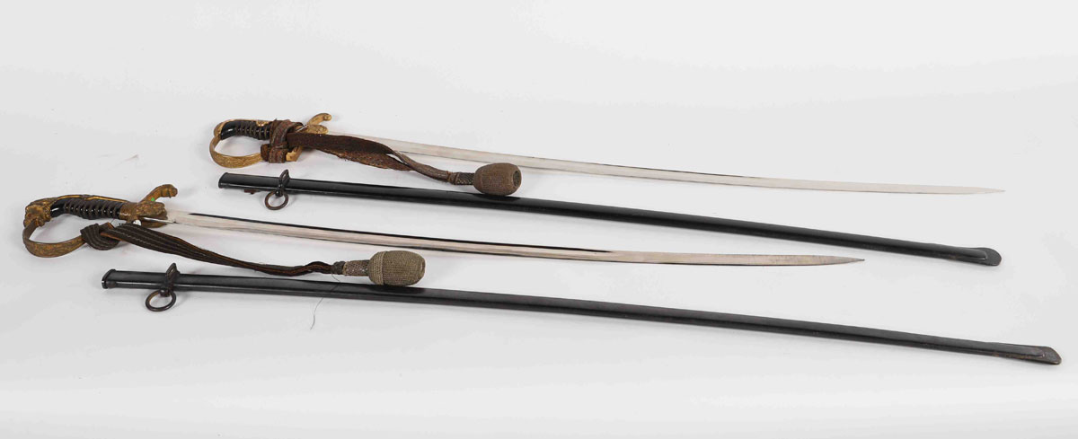 Set of two Blucher parade swords