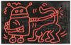 Robot, Print, after Keith Haring, Color print signed on Arches paper in the plate, and publisher's stamp numbered on 150, framed with publisher's certificate, Dimensions 28x38 cm