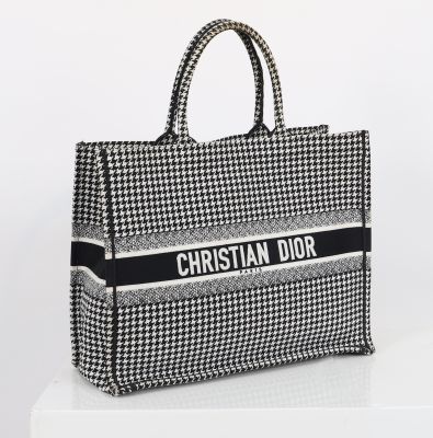 CHRISTIAN DIOR - Book tote Large (pied de poule)