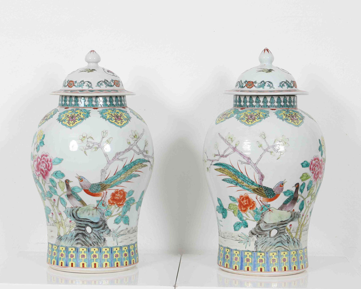 Pair of vases - China