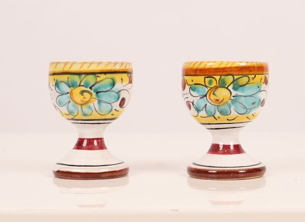 Pair of egg cups - Quimper