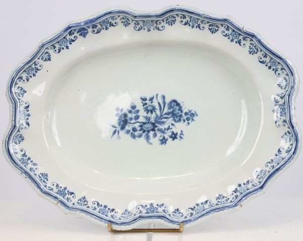 Large oval dish - Rouen 