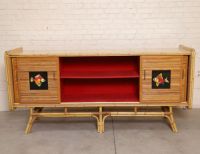 Rattan sideboard by Adrien AUDOUX and Frida MINET