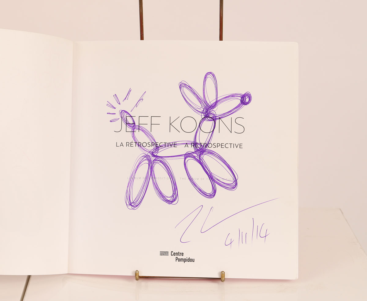 Jeff Koons - signed book