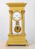 Exceptional Charles X portico clock