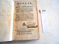 MANUEL du JEUNE CHIRURGIEN par NICOLAS, avec un précis de pharmacie chirurgicale ... 