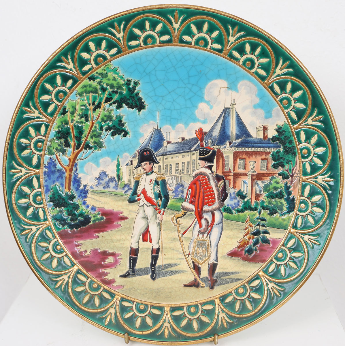 Plate of Longwy - Napoleon Bonaparte (1769 - 1821)