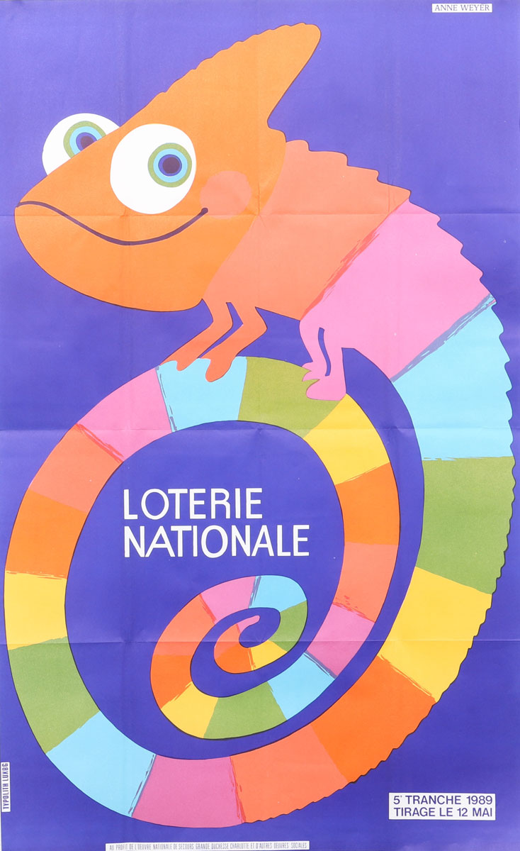 Poster Loterie Nationale - Luxembourg