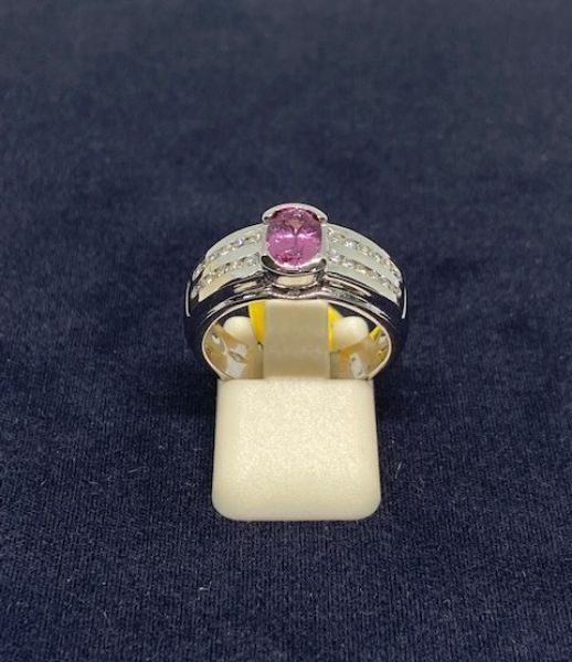 Bague Saphir mauve