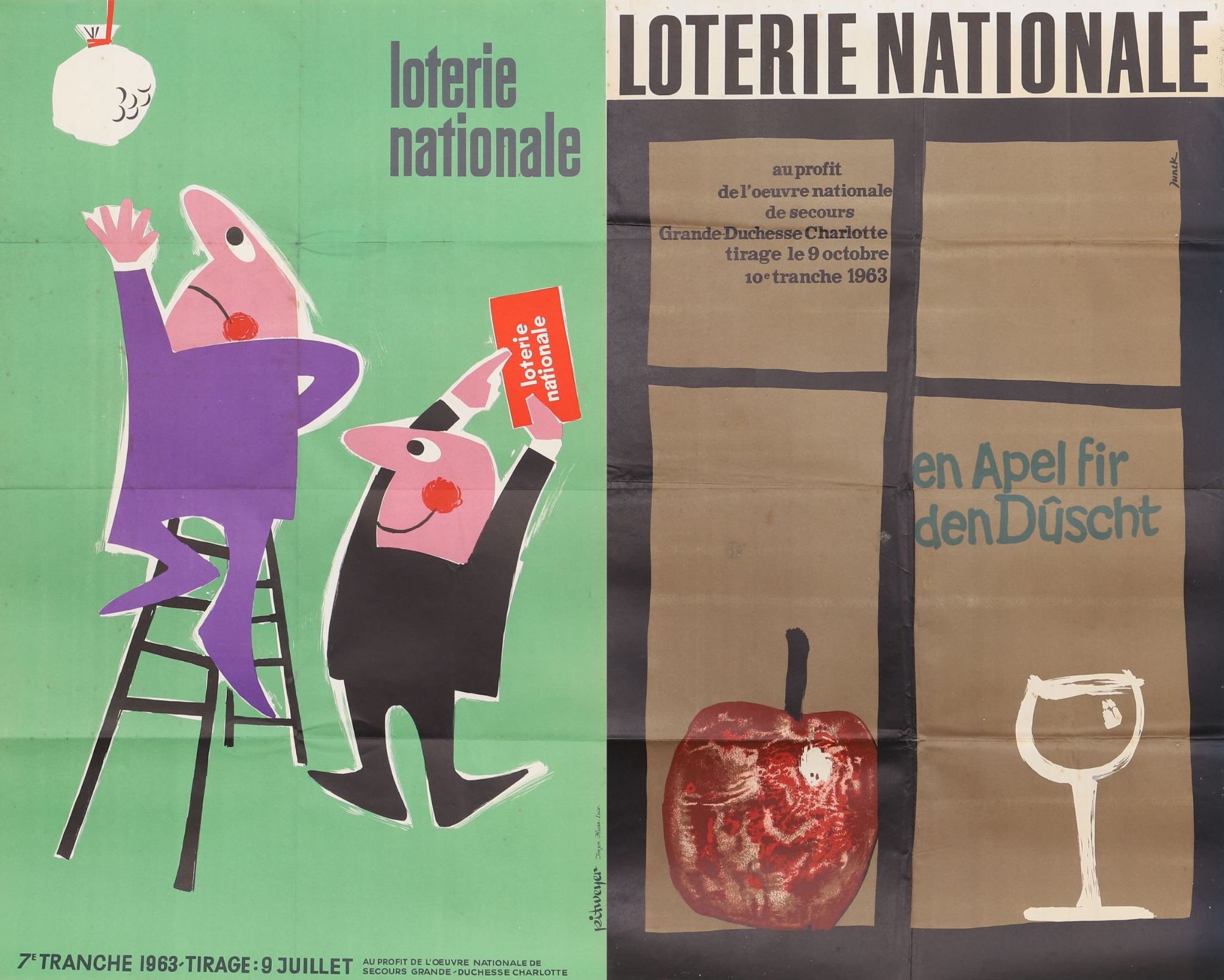 Affiches Loterie Nationale – Luxembourg