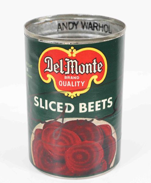 Andy Warhol (after) - Del Monte can with Andy Warhol inscription