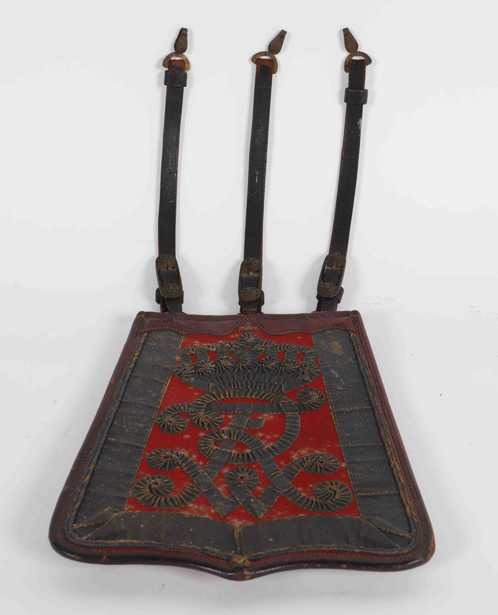 Sabretache d'officier des Hussards de la garde