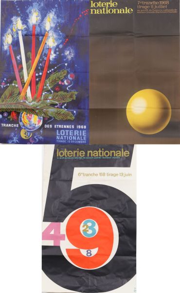 Affiches Loterie Nationale - Luxembourg