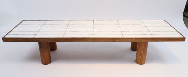 Earthenware coffee table by Rogers Capron (1922-2006)