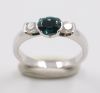 Tourmaline indicolite ring 