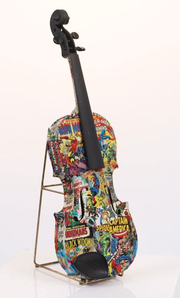 Pop Art violin by Ymagine 